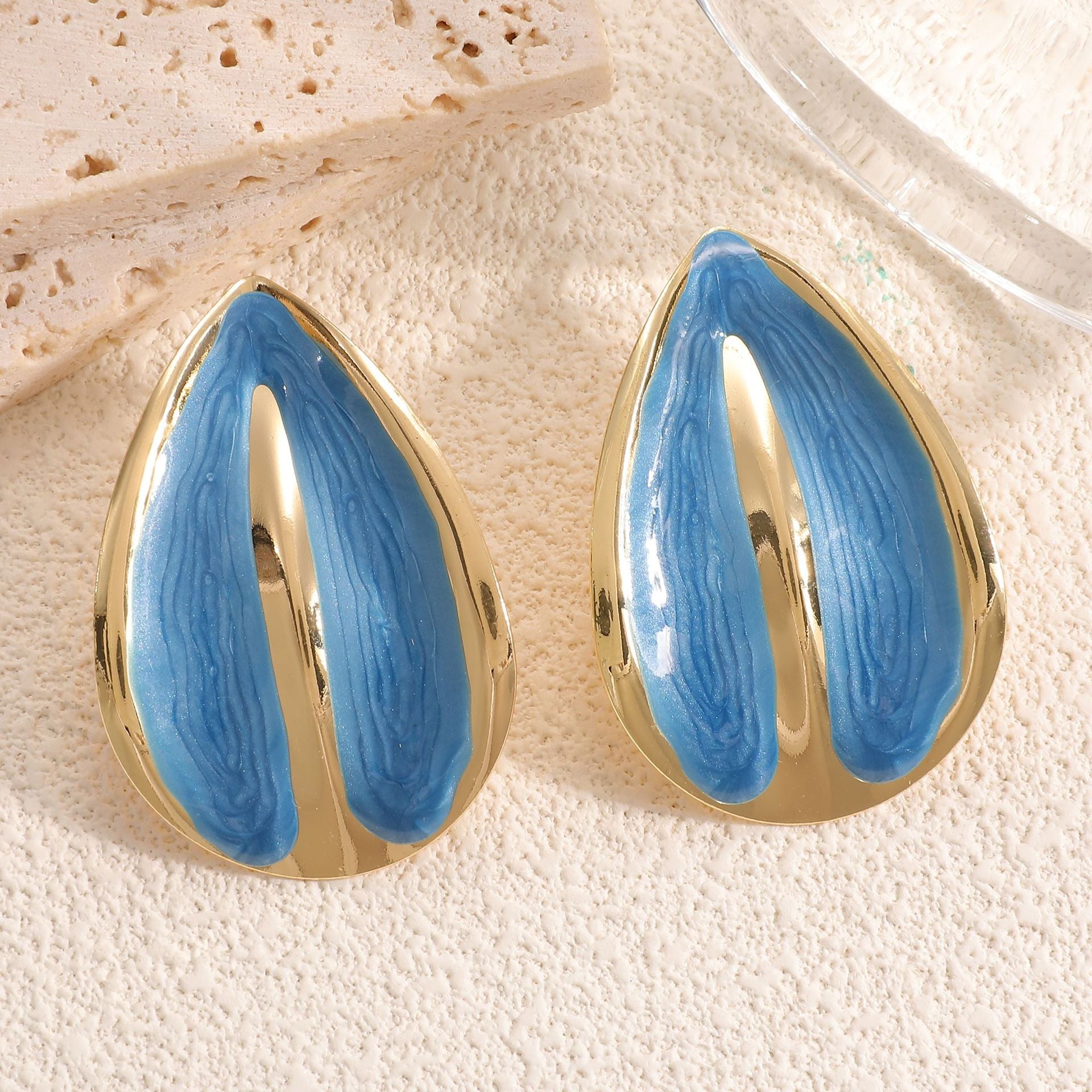 Damen Ohrhänger mit elegantem Muscheldesign Shop Nory