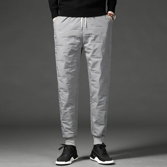 Herren Sportive Jogginghose mit elastischem Bund, Kordelzug und gerippten Beinabschlüssen Shop Nory