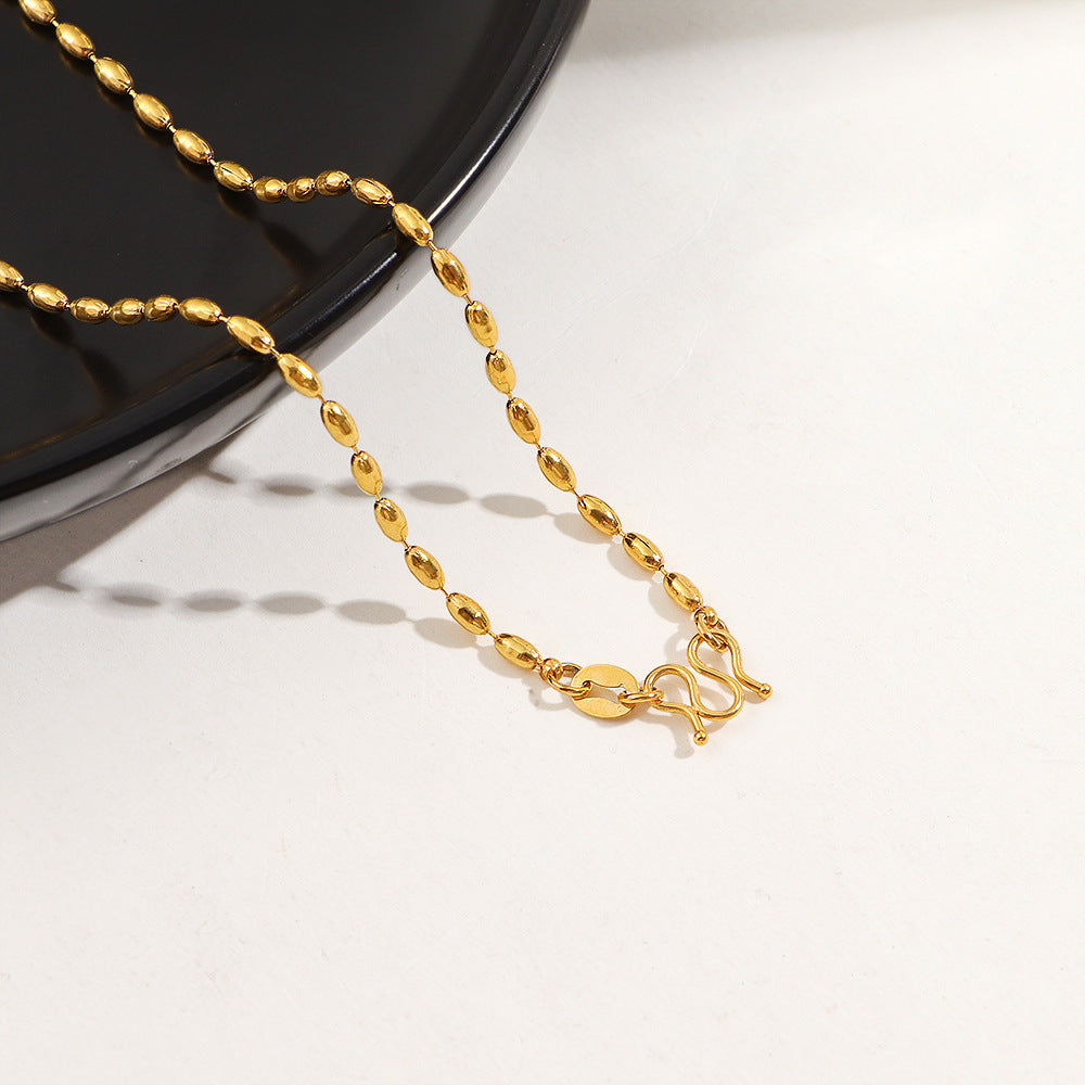 Damen filigrane Gliederkette mit elegantem Verschluss Shop Nory