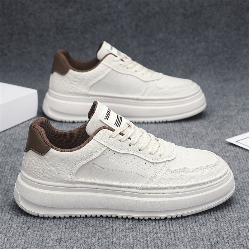 Damen Hochwertige Leder Sneakers mit komfortabler Dämpfung