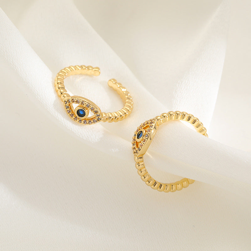 Damen Ring mit eleganter Augenstein-Applikation Shop Nory