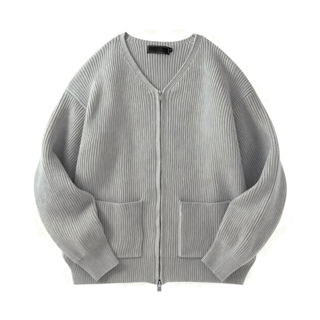 Damen Modische Strickjacke mit Reißverschluss Shop Nory