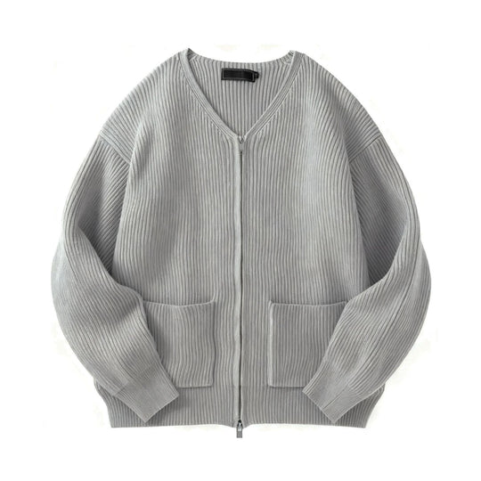 Damen Modische Strickjacke mit Reißverschluss Shop Nory