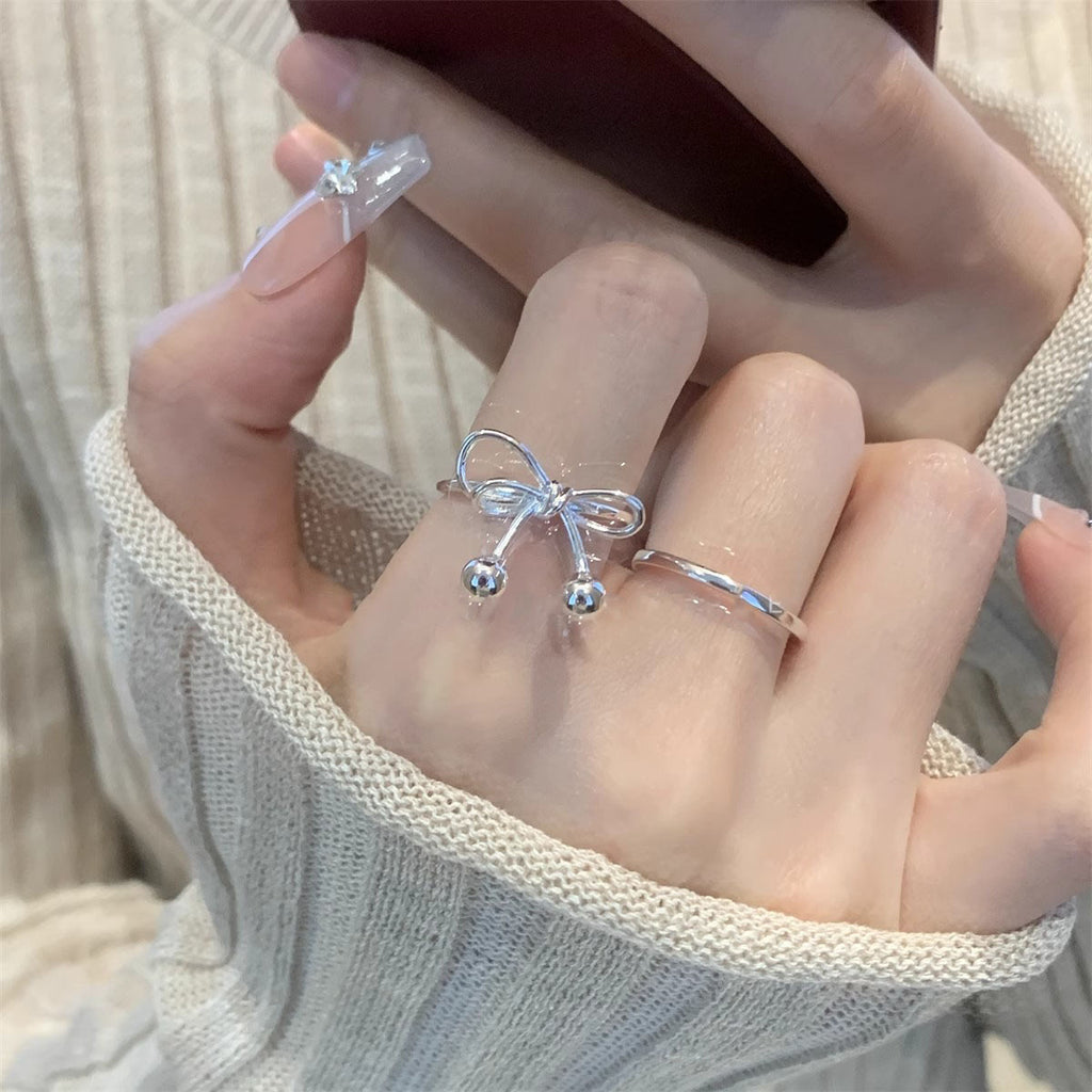 Damen filigraner und eleganter Silberring Shop Nory