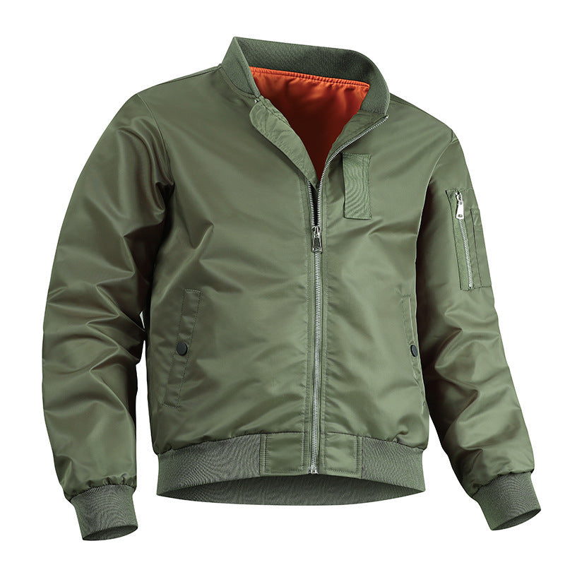 Herren Leichte Flieger-Bomberjacke mit wasserabweisender Shell und Kontrastfutter Shop Nory