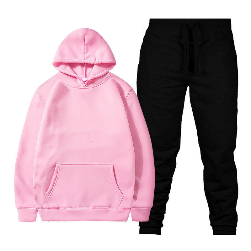 Unisex nan gemütliches Hoodie-Jogginganzug-Set mit Kängurutasche, elastischem Tunnelzugbund und gerippten Bündchen Shop Nory
