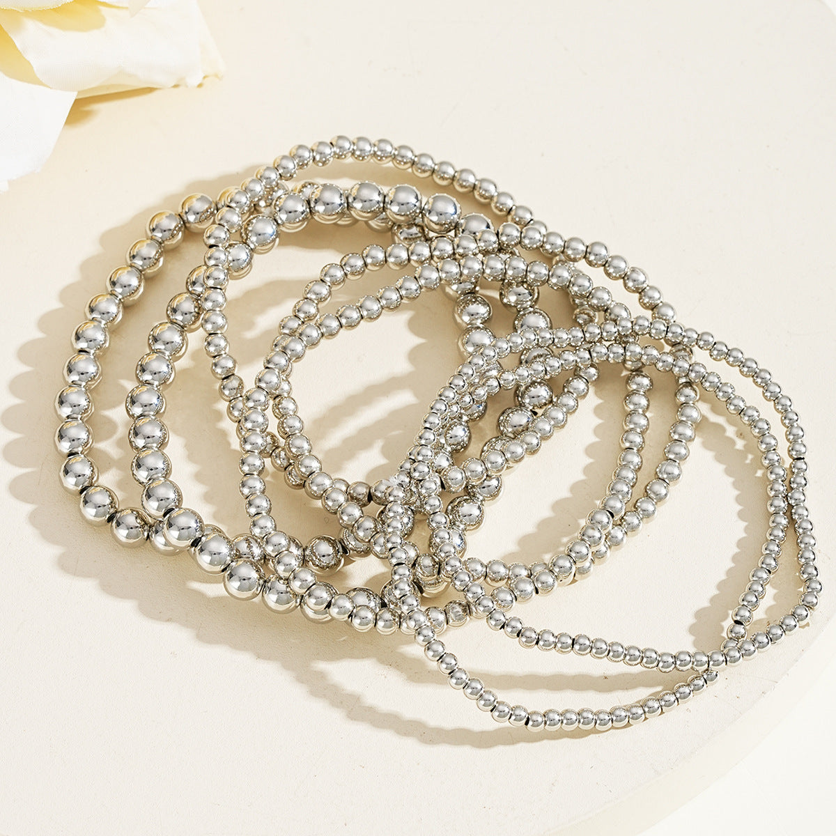 Damen Armband-Set mit eleganten und funkelnden Perlen Shop Nory