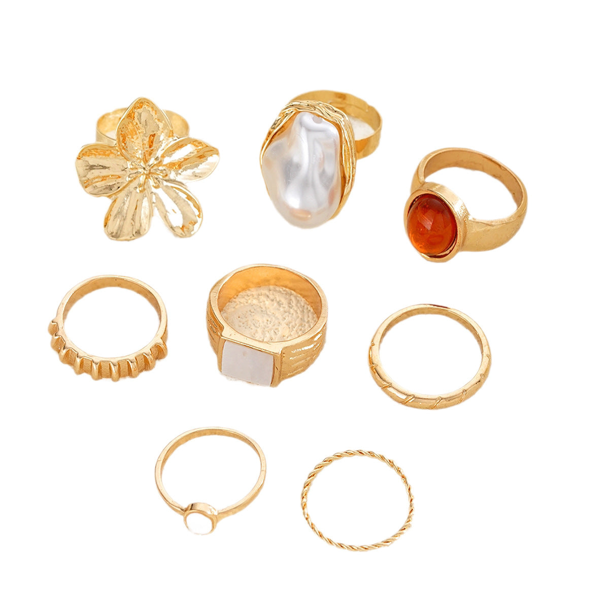 Damen modisches Ring-Set mit verschiedenen Designs Shop Nory