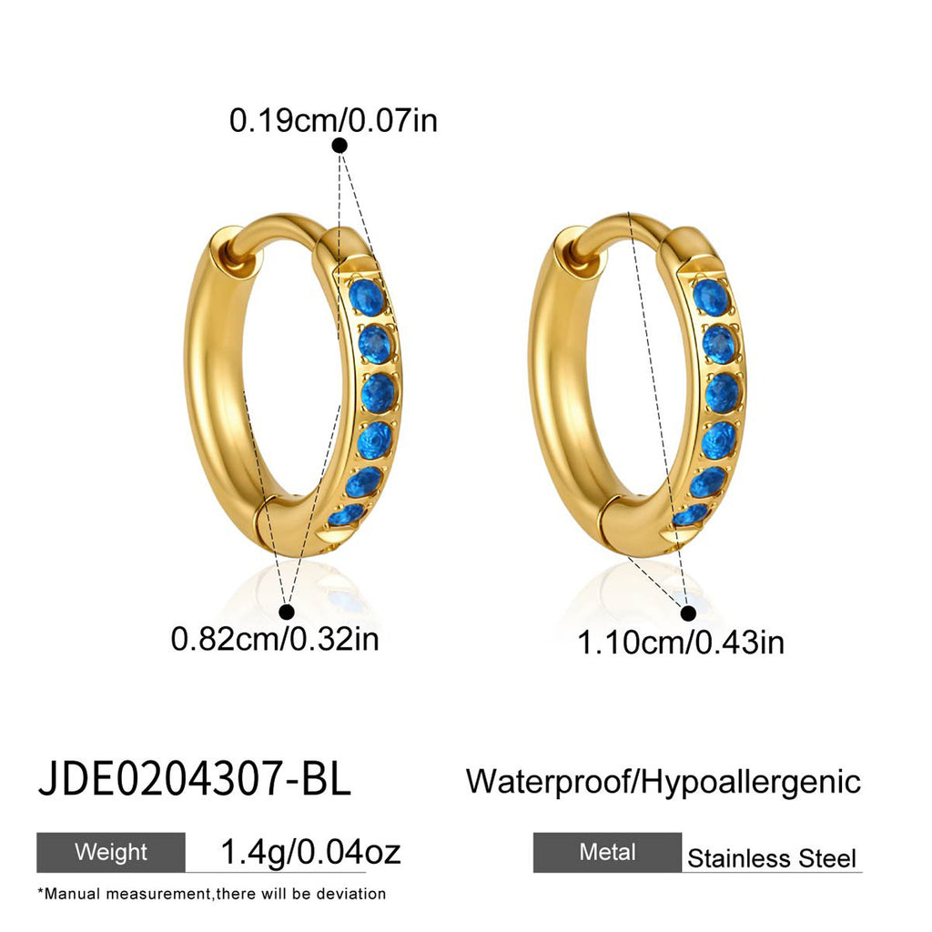 Damen Ohrhänger mit funkelnden Zirkonia und elegantem Design Shop Nory