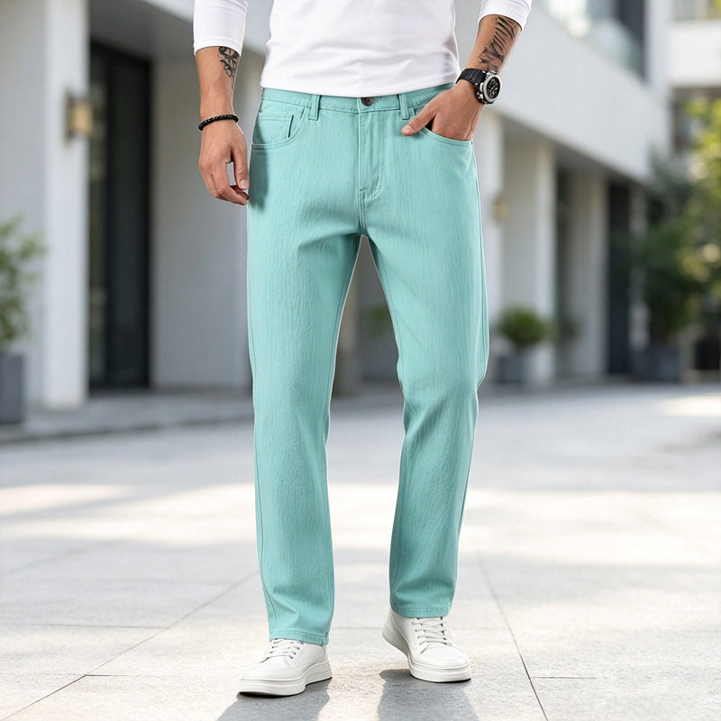 Herren Lässige High-Waist Jeans im modernen Schnitt Shop Nory