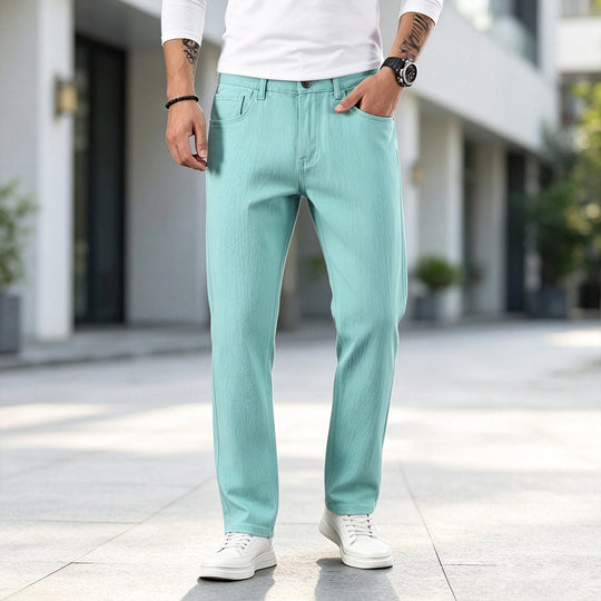 Herren Lässige High-Waist Jeans im modernen Schnitt Shop Nory