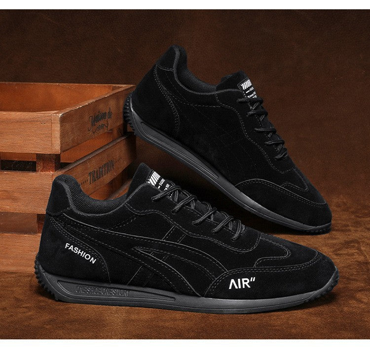 Damen Modische Sneakers mit hochwertiger Veloursleder-Oberfläche und rutschfester Sohle