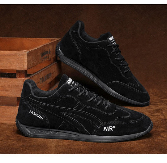 Damen Modische Sneakers mit hochwertiger Veloursleder-Oberfläche und rutschfester Sohle
