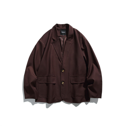 Herren Oversize Sakko aus fallendem Twill mit aufgesetzten Pattentaschen Shop Nory