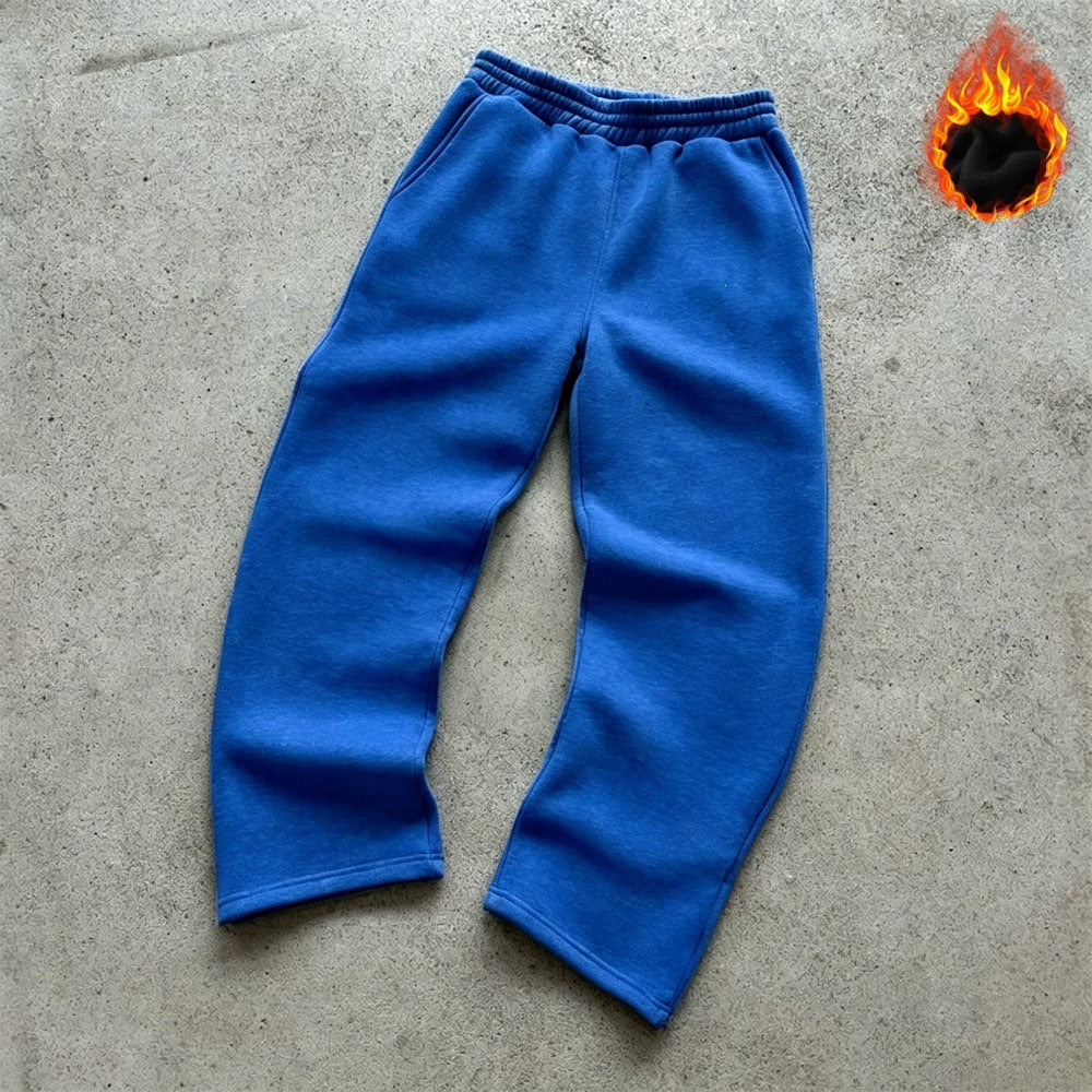 Unisex nan gefütterte Sweatpants mit elastischem Komfortbund, geradem Bein und seitlichen Eingrifftaschen Shop Nory