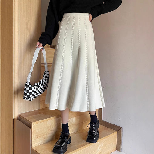 Damen Eleganter Plisseerock mit hohem Taillenschnitt Shop Nory