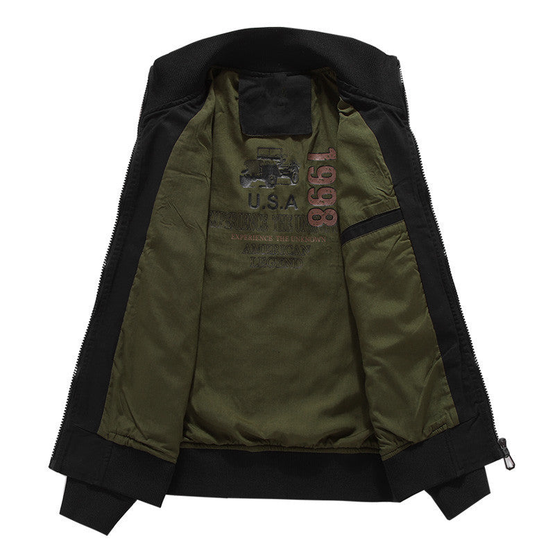 Herren Utility-Canvasjacke mit wärmender Teddyfleece-Innenlage und verdecktem Reißverschluss Shop Nory