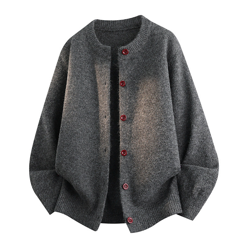 Damen Komfortable Strickjacke mit Knopfleiste Shop Nory