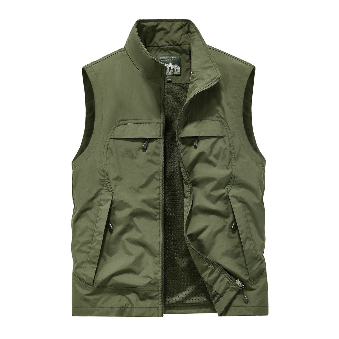 Herren Atmungsaktive Photografen-Utility‑Weste mit Mesh‑Innenfutter und Mehrfach‑Taschen Shop Nory