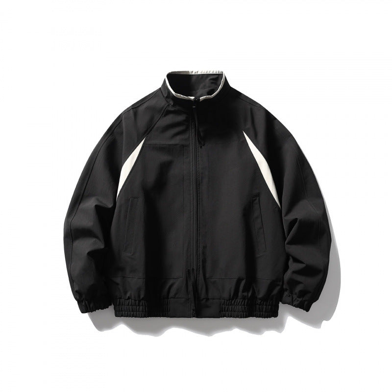 Unisex Boxy-Leichtblousonjacke im Tech-Cotton-Look mit Raglanärmeln, Reißverschluss und elastischem Saum Shop Nory