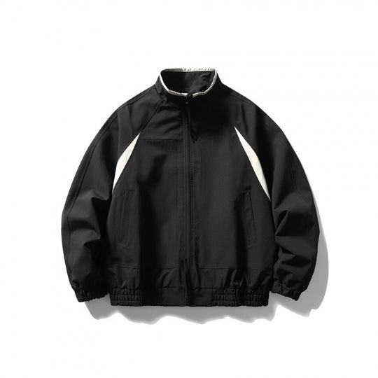 Unisex Boxy-Leichtblousonjacke im Tech-Cotton-Look mit Raglanärmeln, Reißverschluss und elastischem Saum Shop Nory