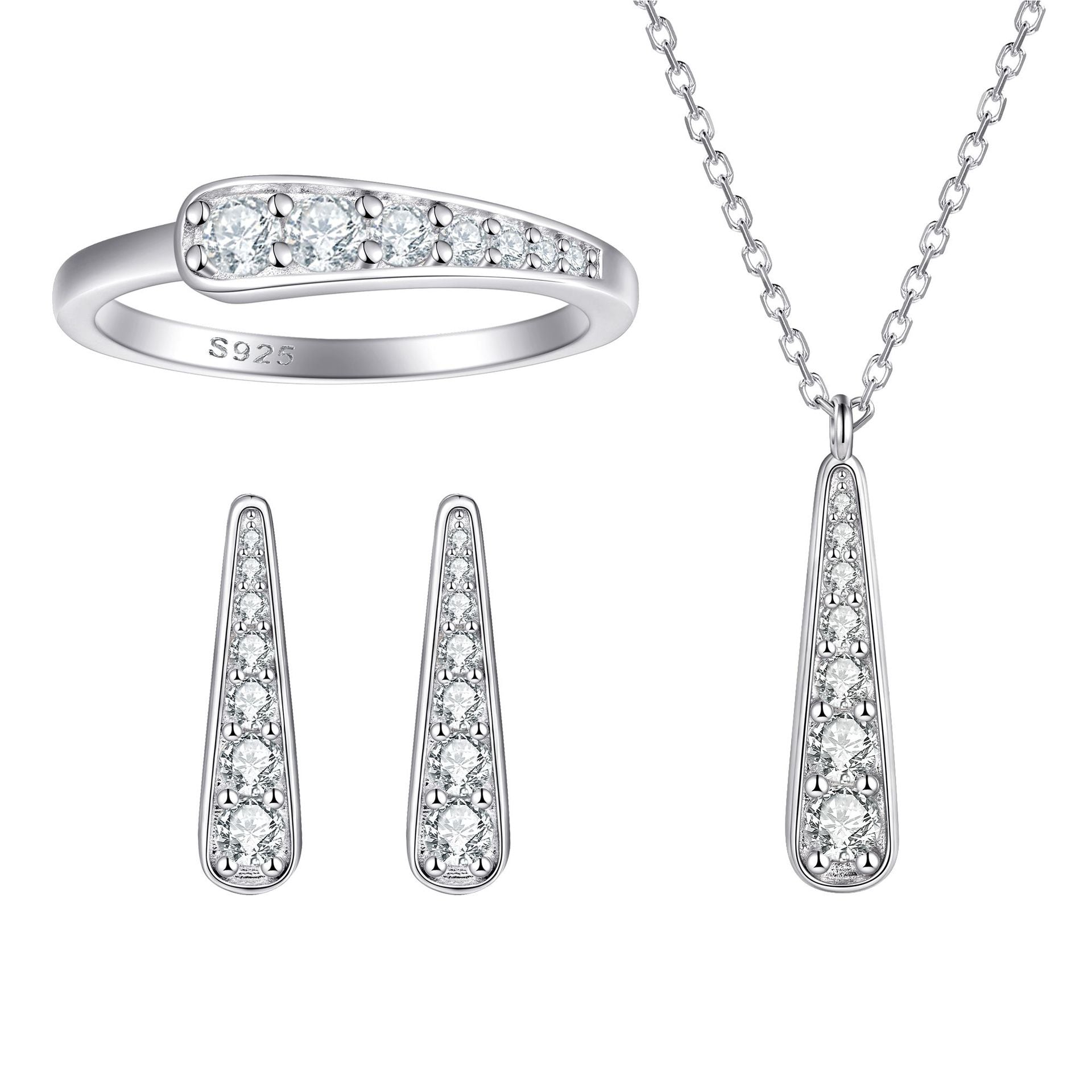 Damenring mit elegantem Zirkonia-Besatz Shop Nory
