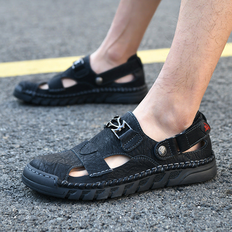 Damen Bequeme Sandalen mit verstellbarem Riemen und rutschfester Sohle Shopnory