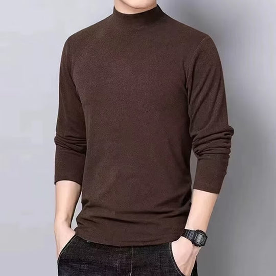Herren Hochwertiges Langarmshirt mit Rollkragen Shop Nory