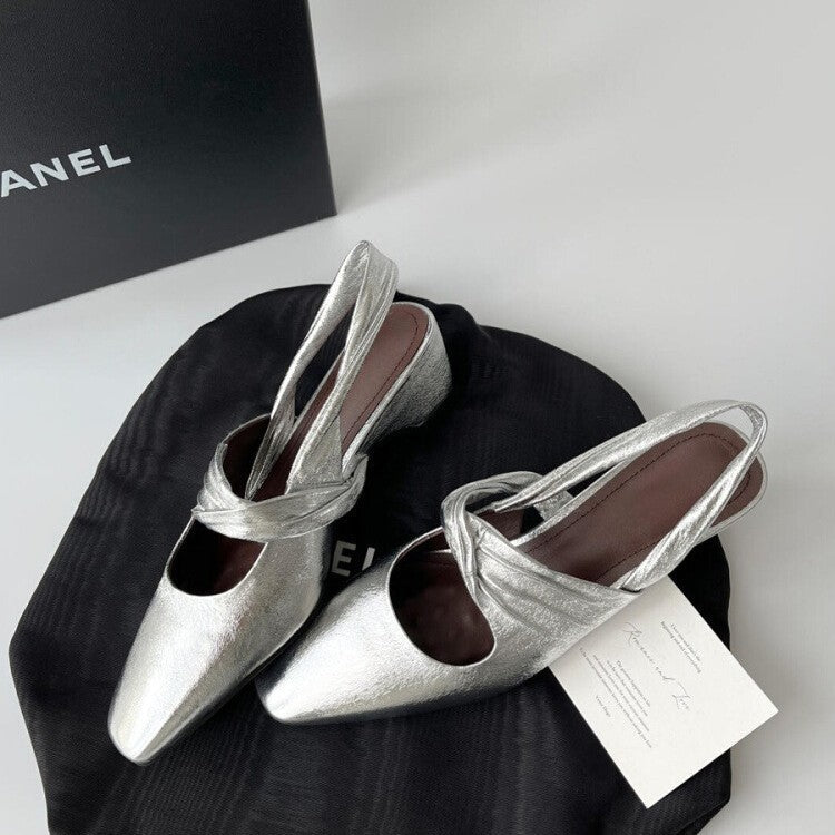 Damen Elegante spitze Pumps mit feinem Riemendesign Shopnory