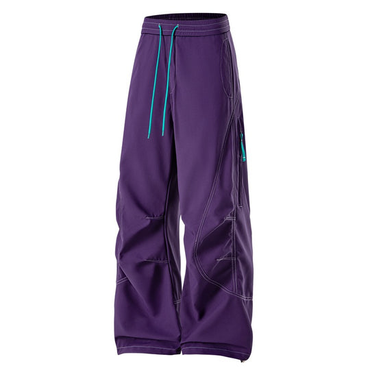 Herren Baggy Cargohose mit Elastikbund, Multifunktionstaschen und verstellbarem Saum Shop Nory