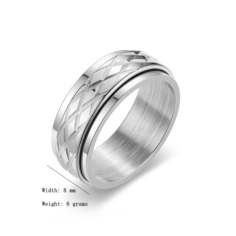 Herren Ring mit kunstvollem geflochtenem Design Shop Nory