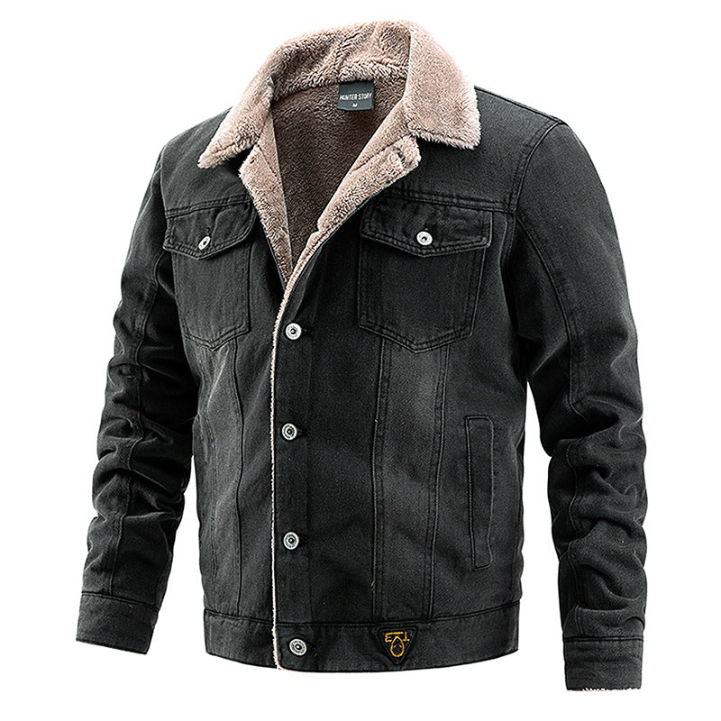 Herren Denimjacke mit Teddyfutter Shop Nory