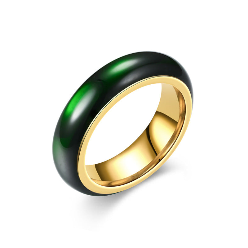 Herren Ring mit edler, schwarzer Keramikeinlage Shop Nory
