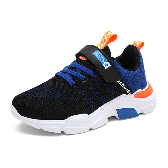 Unisex Kinder-Sneaker mit atmungsaktivem Strickschaft und Klettverschluss Shop Nory