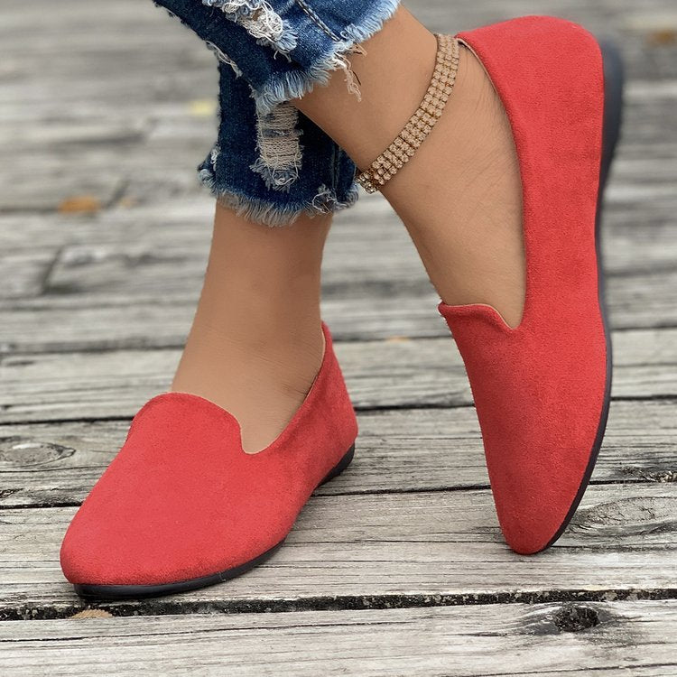 Damen Mokassins aus hochwertigem Wildleder mit elegantem Schnitt