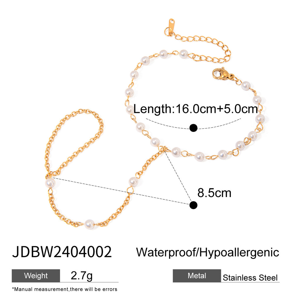 Damen Armband mit funkelnden Kristall-Elementen und eleganter Gliederstruktur Shop Nory
