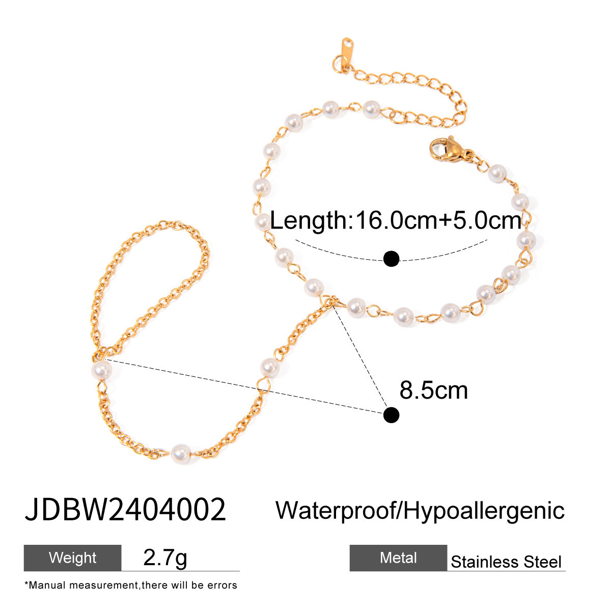 Damen Armband mit funkelnden Kristall-Elementen und eleganter Gliederstruktur Shop Nory