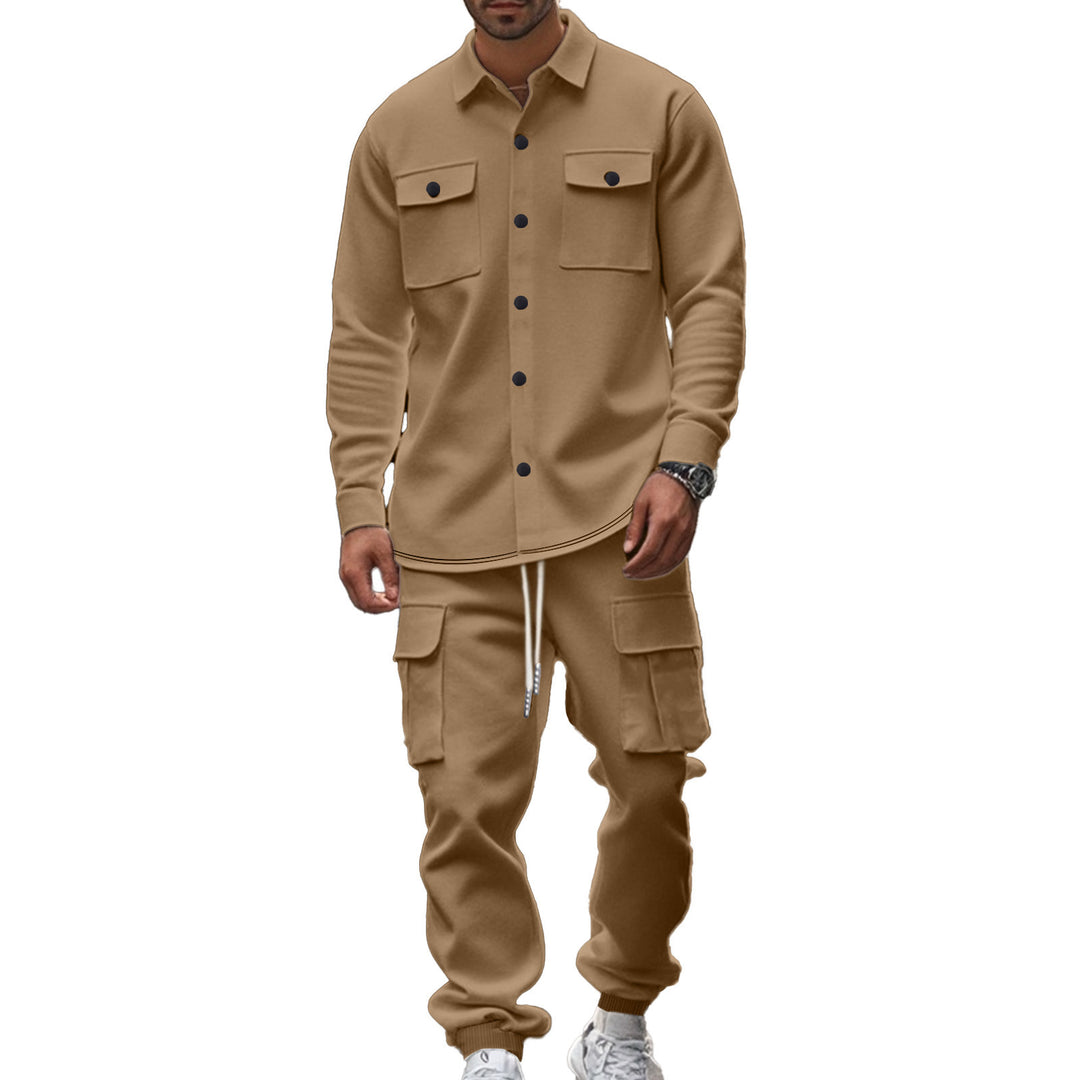 Herren nan athletisches Hemdjacke-Overshirt mit aufgesetzten Brustklappen und durchgehender Knopfleiste Shop Nory