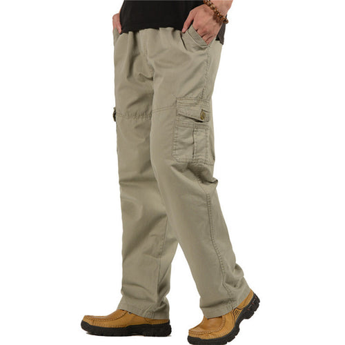 Herren Cargohose mit elastischem Bund, multifunktionalen Utility‑Taschen und geradem Schnitt Shop Nory