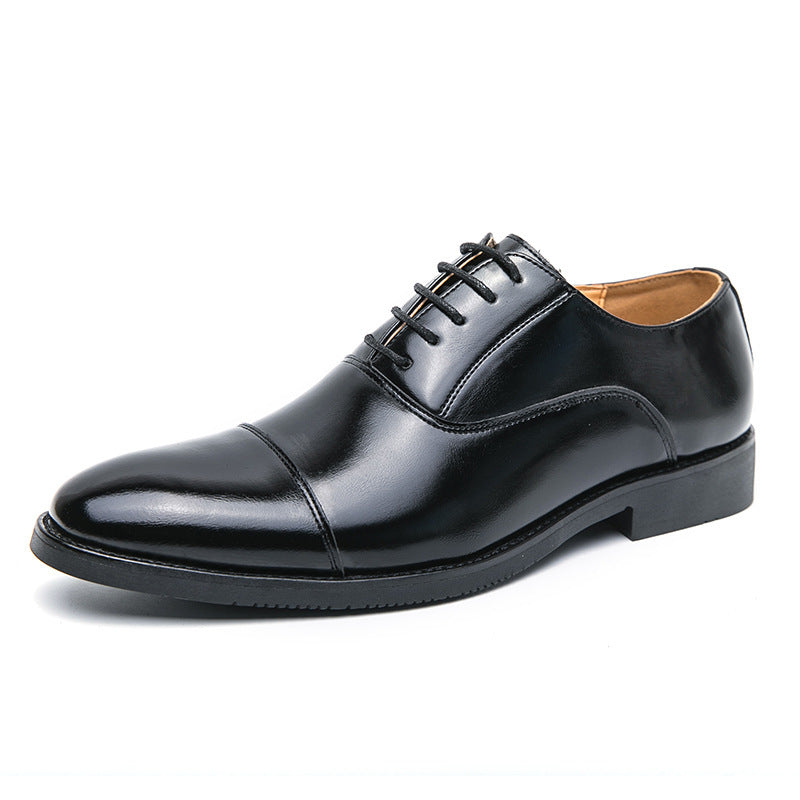 Herren klassische Oxford-Lederhalbschuhe mit Kappnaht, gepolstertem Lederfutter und rutschfester Gummisohle Shop Nory