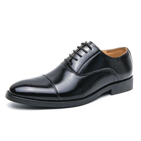Herren klassische Oxford-Lederhalbschuhe mit Kappnaht, gepolstertem Lederfutter und rutschfester Gummisohle Shop Nory