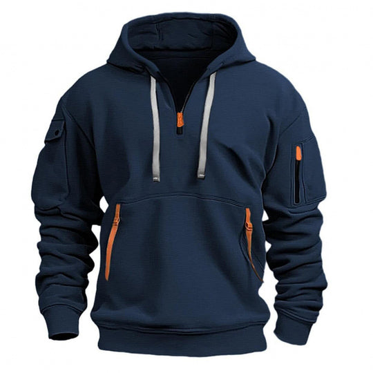 Herren Freizeit Kapuzenpullover mit praktischen Taschen Shop Nory