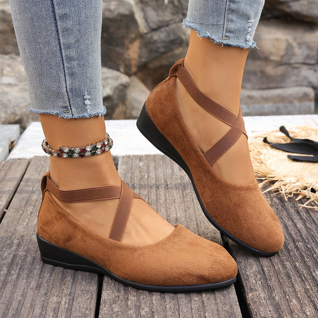 Damen Halbschuhe mit elegantem Riemendesign