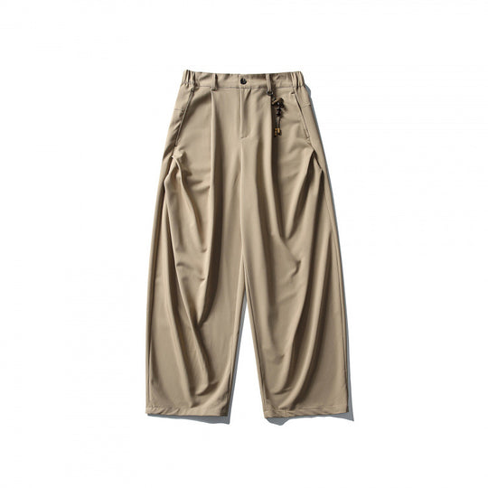 Herren Weite Bundfalten‑Hose im Culotte‑Stil mit tiefem Schritt Shop Nory