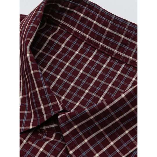 Herren Oversize Karo‑Hemd mit gerundetem Saum und diagonalem Brusttaschen‑Detail Shop Nory