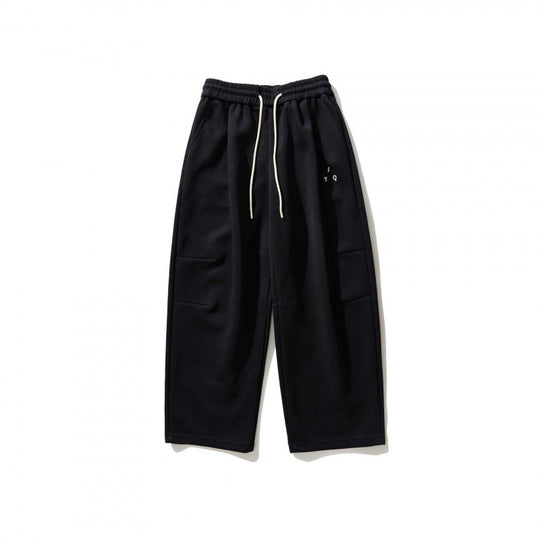 Unisex Weite Relaxed-Jogginghose aus French-Terry mit hohem Elastikbund und Kordelzug Shop Nory