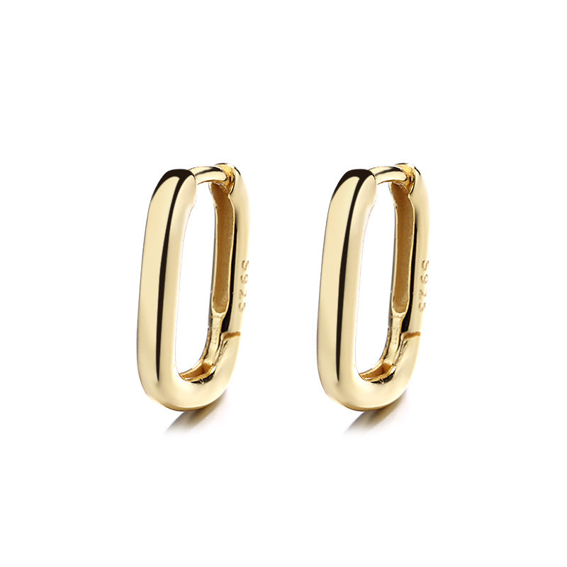 Damen Creolen im modernen Design mit eckiger Form Shop Nory