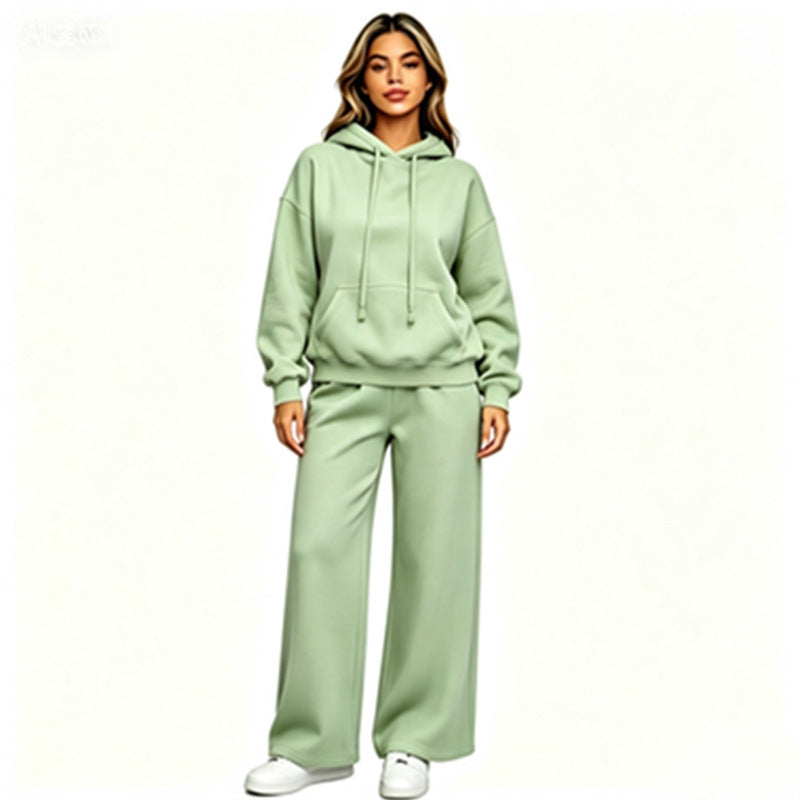 Damen Bequemer Oversized Hoodie mit weiten Jogginghosen Shop Nory