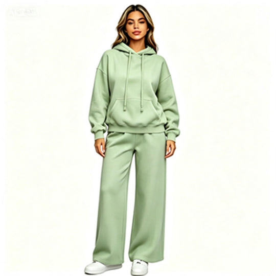 Damen Bequemer Oversized Hoodie mit weiten Jogginghosen Shop Nory