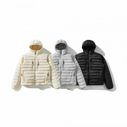 Damen Ultraleichte Steppjacke mit Kapuze, Daunenoptik und winddichter Außenhülle Shop Nory